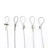 Adjustable Steel Wire Rope Buckle Telescopic Double Hole Thread Locker, Tightens DIY Lamp Hanging Code Accessories 0.8-4mm 10Pcs 3