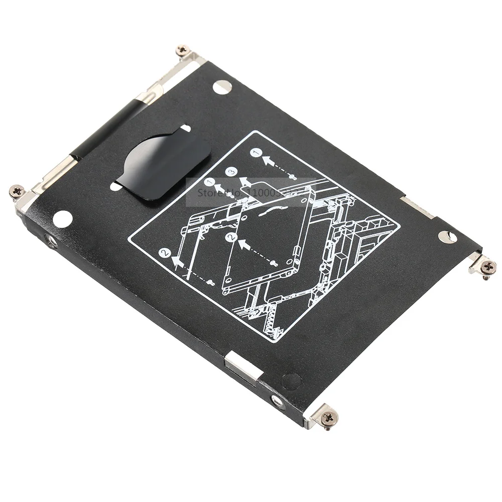 HDD SSD Hard Drive Tray Caddy Frame Bracket Hardware kit with Screws for HP EliteBook 2560p 2570p |