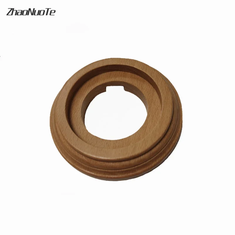 Retro Switch Socket Wooden Base 1-3 Gang for Ceramics EU Socket Switch Hole Diameter 68 mm switch socket