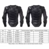 New Full Body Motorcycle Armor Motorcycle Protective Armor  Motorcycle Riding Jacket Spine Shoulder Chest Protection Size S-3XL 5