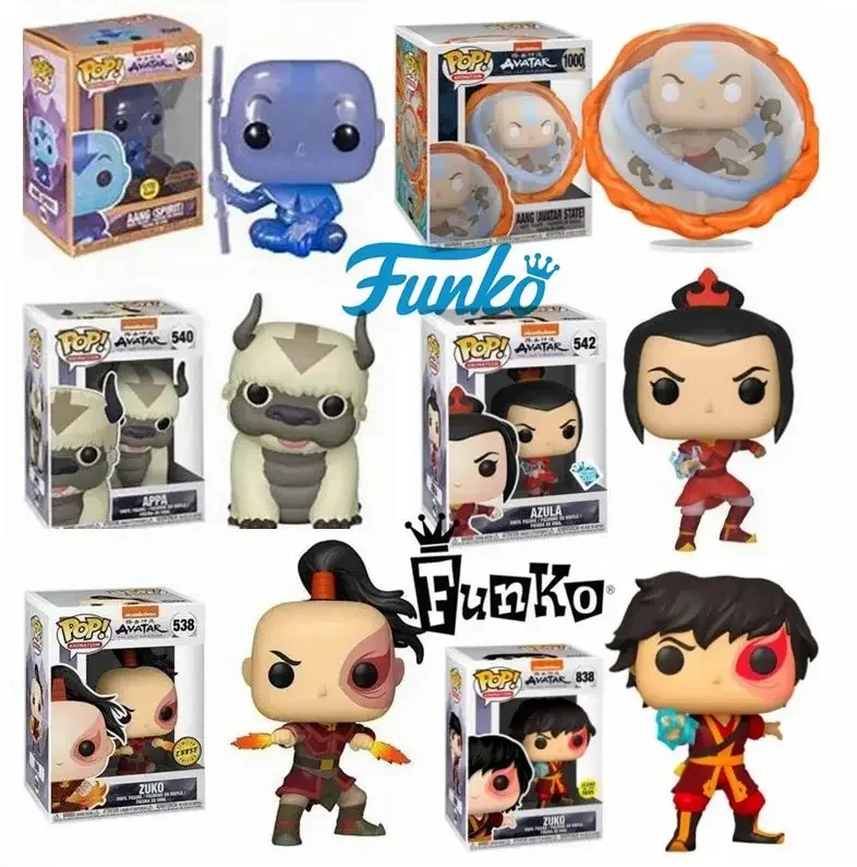 thumbnail image 2 of NUEVAS figuras de acción Funko POP AVATAR AULA 542# APPA 540# ZUKO 538# 838# Colres, modelo coleccionable, juguete para niños, regalo de cumpleaños, 2 of 5