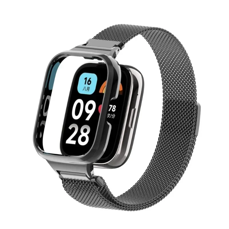 Premium Metal Bracelet and Magnetic Loop Strap with Protective Case