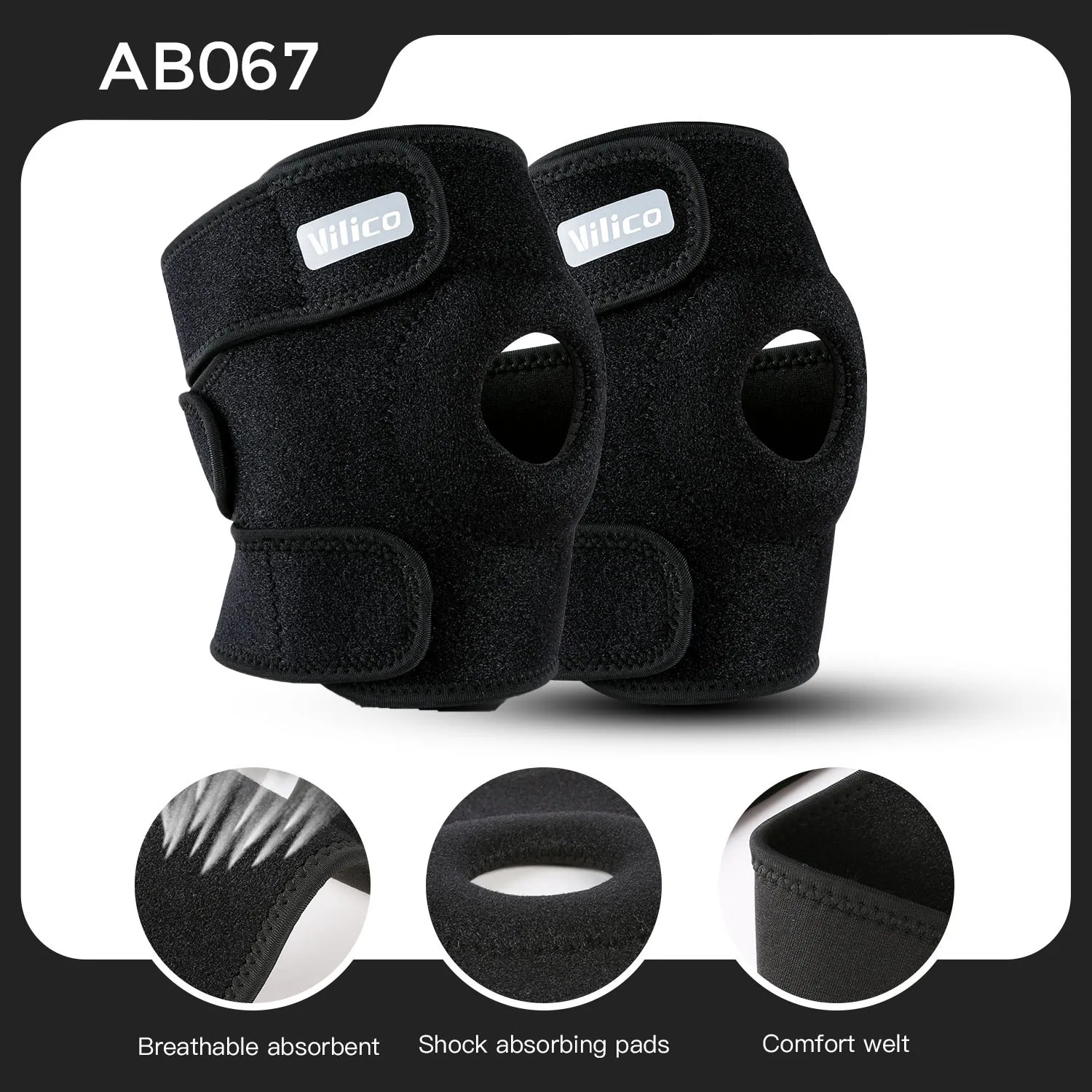 Elastic Fitness Knee Support Strap - Sports Knee Protector