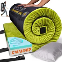 3-Inch Thick Memory Foam Camping Mattress Sleeping Pad [Car/Tent/Cot] for Guests, Children, and Adults for Overnight Use 1