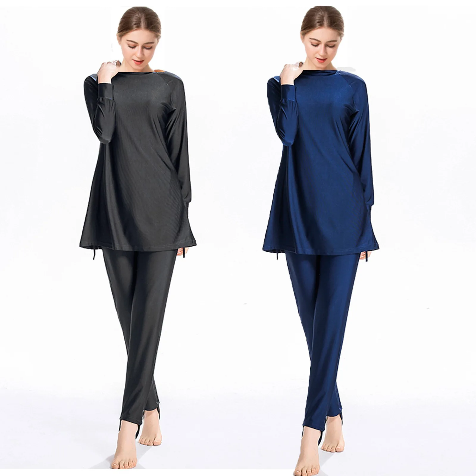 무슬림 수영복 여성 새로운 디자인 인쇄 탱 키니 수영복 비키니 세트 여름 수영복 레트로 비치웨어 비키니 느슨한 크기 모노 키니 수영복 11 여성용 이슬람 부르키니 무슬림 수영복, 아랍 후디, 투피스 세트, 긴 소매 해변 수영복, 여름