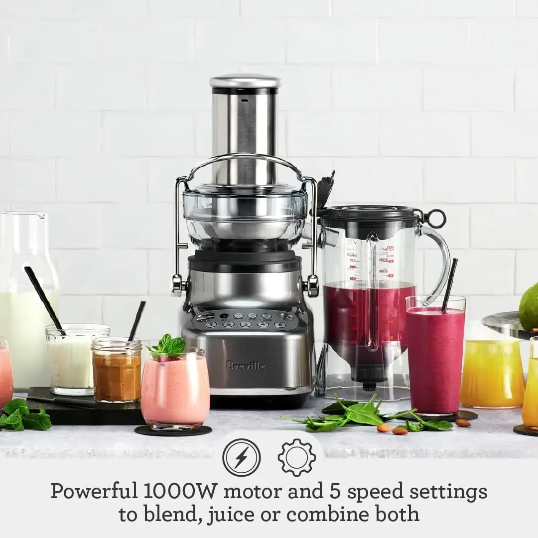 Bluicer Blender and Juicer BJB615SHY, Smoked Hickory 2