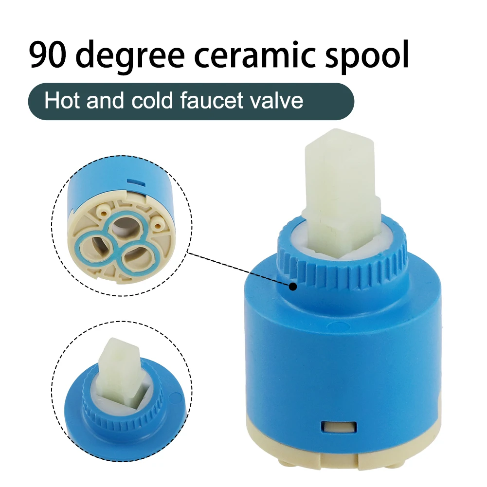 KitchenTapCeramicCartridge3540mmBlueForMixingFaucetSingleLeverBasinReplacement