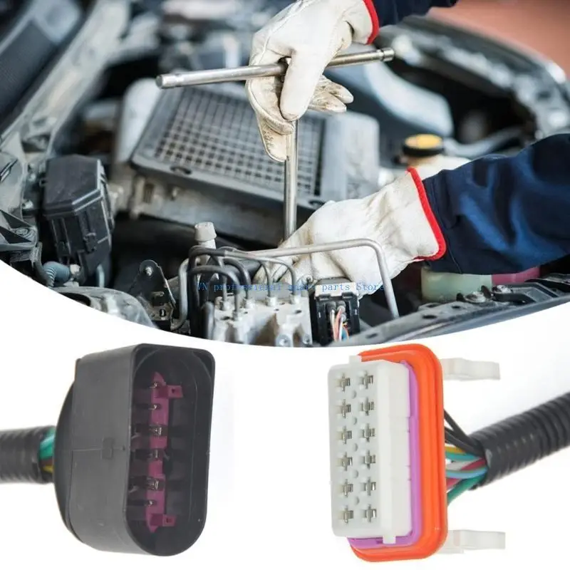 41XA 교체 12 핀 헤드 라이트 배선 하네스 7L6971071A 전면 조명 어셈블리