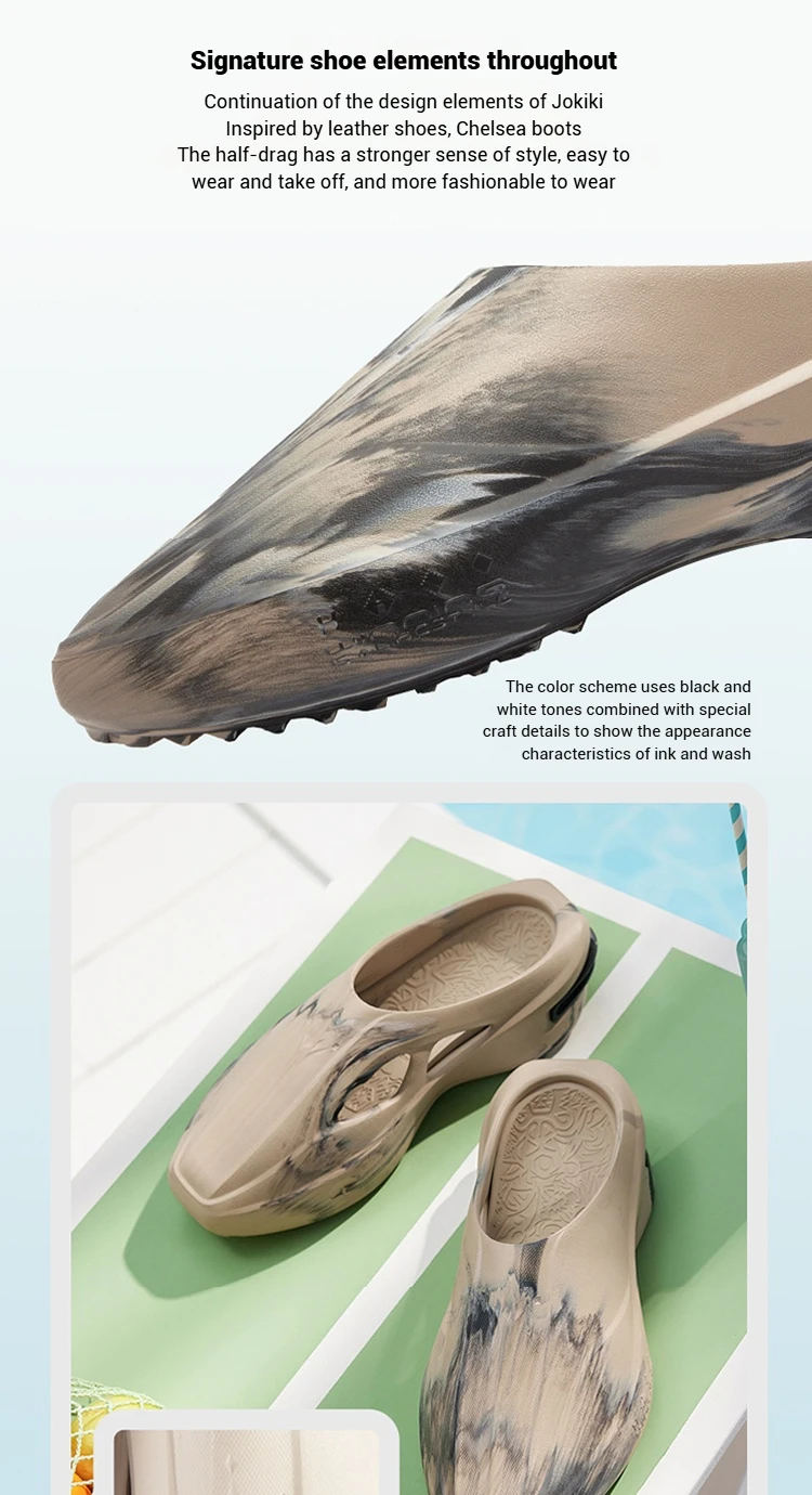 شباشب رجالية جوكر سايبر 361 درجة عصرية ناعمة مضادة للبكتيريا قابلة للتنفس للشاطئ خفيفة الوزن ومريحة للرجال 672521104