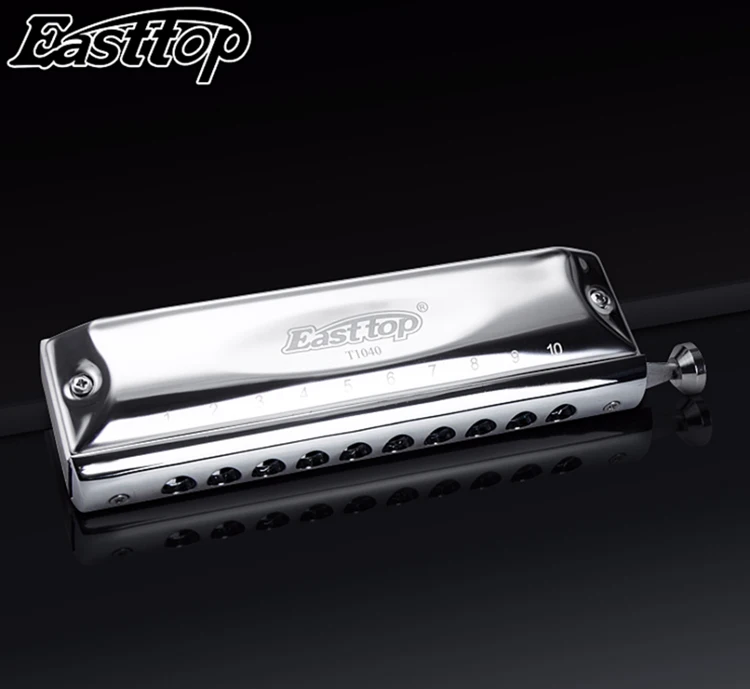 EASTTOP Harmonica Music Instruments Key of C 10 Holes 40 Tones Chromatic Instrumentos Musicales Chromatic Competitive 1