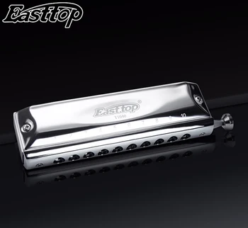 EASTTOP Harmonica Music Instruments Key of C 10 Holes 40 Tones Chromatic Instrumentos Musicales Chromatic Competitive 1