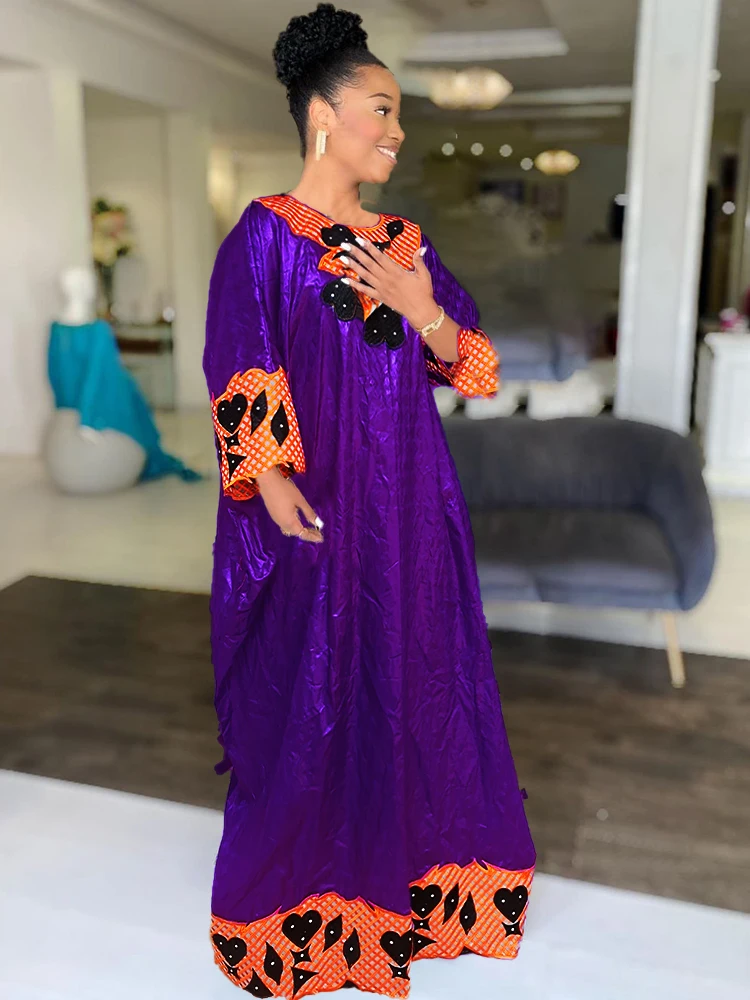 African Wedding Bridesmaid Clothing Bazin Riche Long Dress For Elegant Women Bazin Riche Dahiki Robe Free Size Sisters Clothing