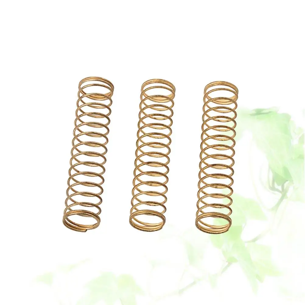 3 Pcs Long Spring Trumpet Repairing Parts Brass Spring For Woodwind Instrument Parts Musical Instruments Accessories Trumpet Set