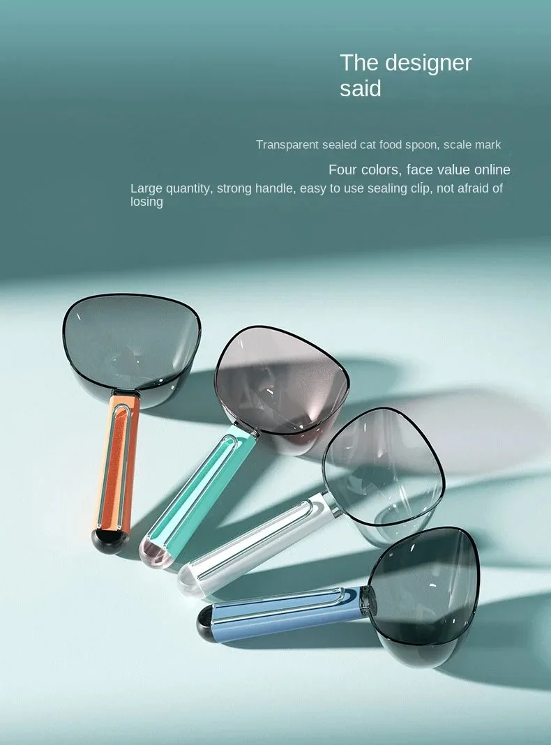 Title 4, Pet Food Spoon for Dogs and Cats with Food Retr...