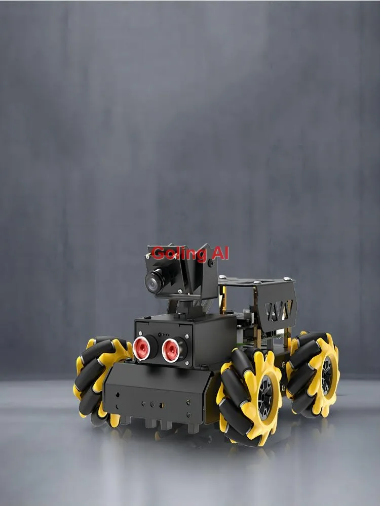 TurboPi ROS2 Robot voiture Mecanum roues AI Vision suivi Support AI modèle Pi 5 Interaction vocale pour Raspberry Pi 4B Robot Kit
