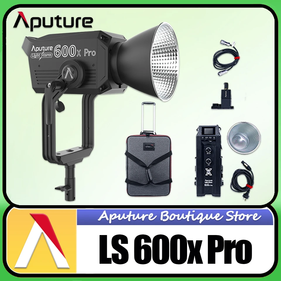 

Aputure LS 600x Pro LED COB Video Light 600W 2700K-6500K Bi-color Waterproof for Camera Photography Interview Studio Lamp
