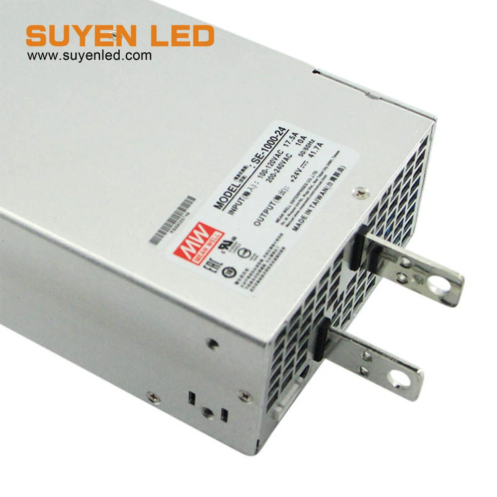 SE-1000-24 MEAN WELL 스위칭 전원 공급 장치, 1000.8W, 24V, 41.7A