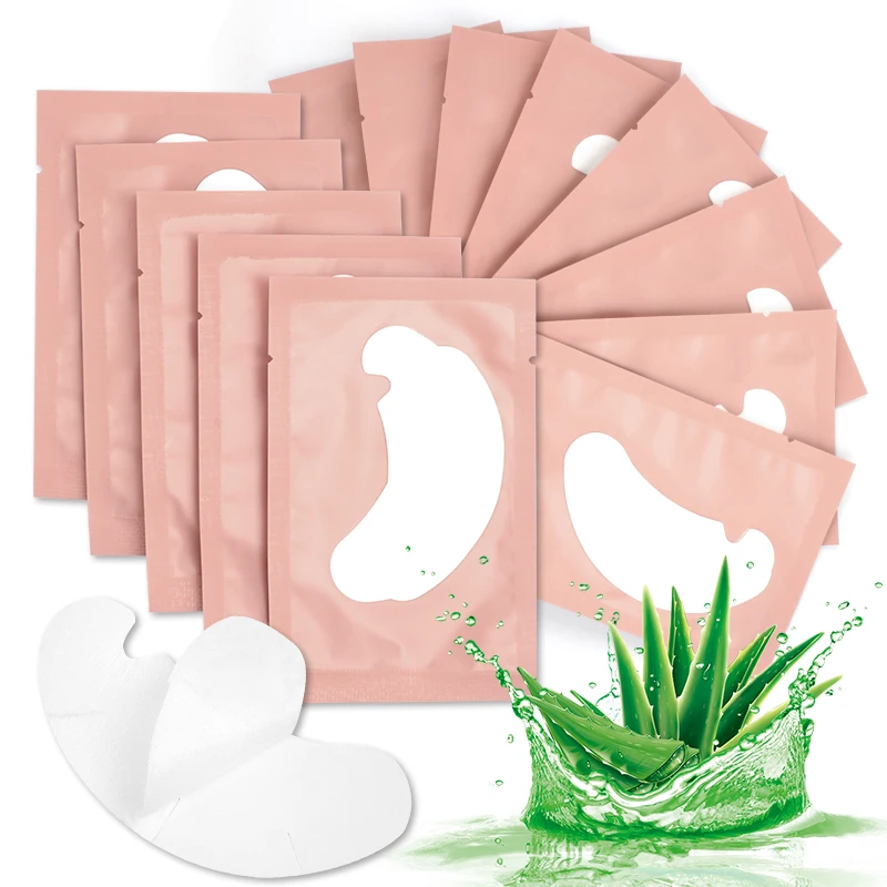 Eyelash patches hydrogel gel eye patches false eyelash extension under eye pads 100/500pairs makeup tools eyelash patch eyelash pads eyelash patches eyelash accessories eyelash extension supplies