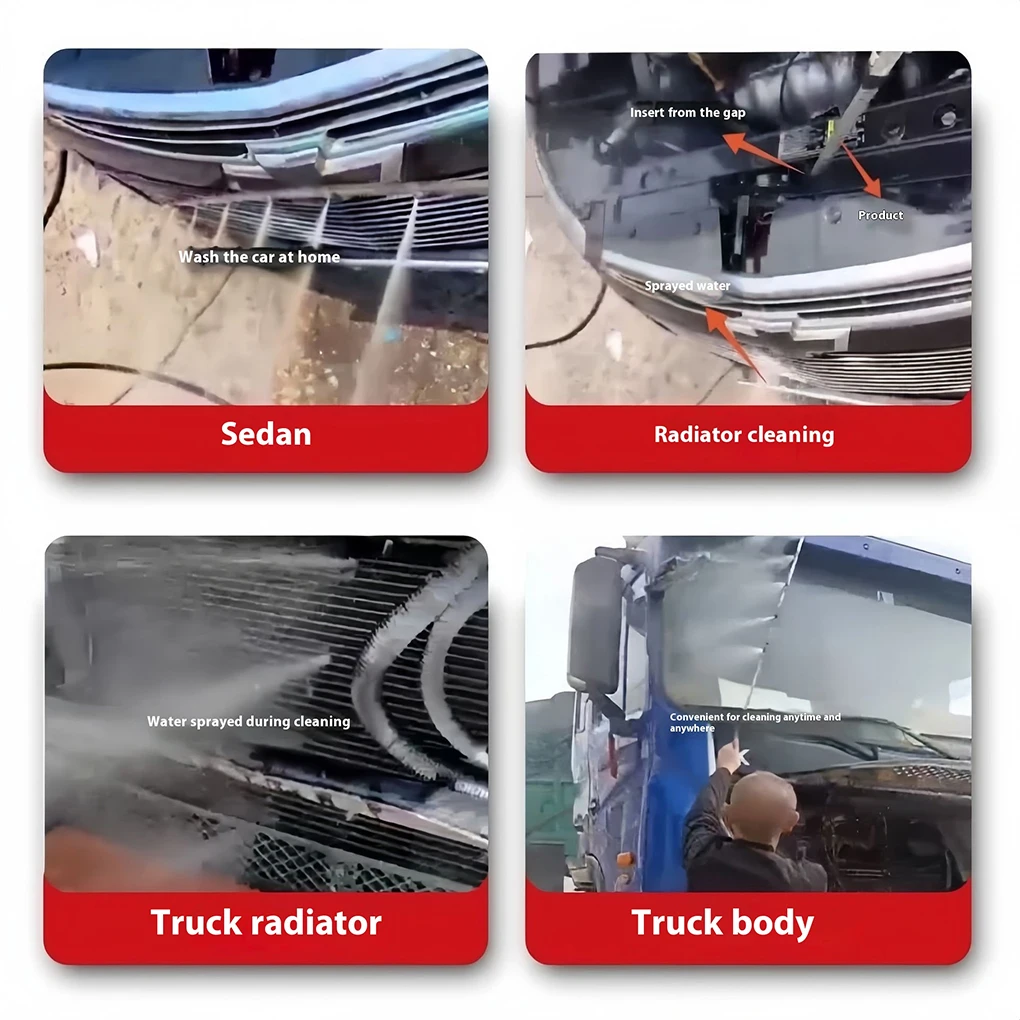 Car Radiator Disassembly Without Radiator Car Radiator Cleaning Tool Condenser Car Radiator Cleaning Kit van Cleaning Tools