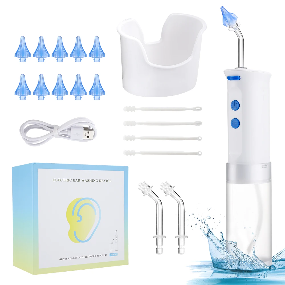Foldable Electric Ear Cleaner Water Wash Household 3 Modes Ear Cleaning Machine Earwax Removal Tool with 200ml Water Cup 6
