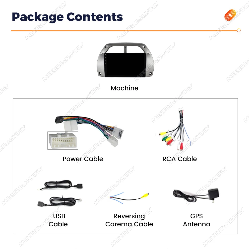 Android 14 Autoradio For Toyota RAV4 2 CA20 CA20W XA20 2001- 2006 Car Radio Multimedia Player GPS Wireless Carplay Android Auto