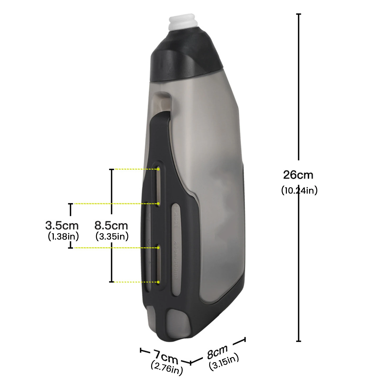 1/2Pcs Bicycle Aerodynamic Water Bottle Set 600ml Lightweight l MTB Road Bike Cycling Water Kettle Squeeze to Drink Design