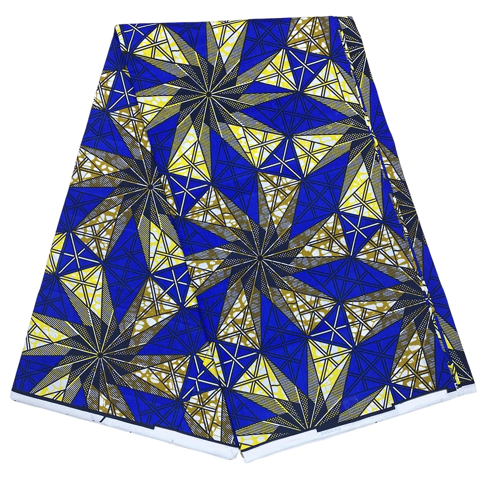Elegant Polyester African Fabric for Women Traditional African Ankara Batik Fabric