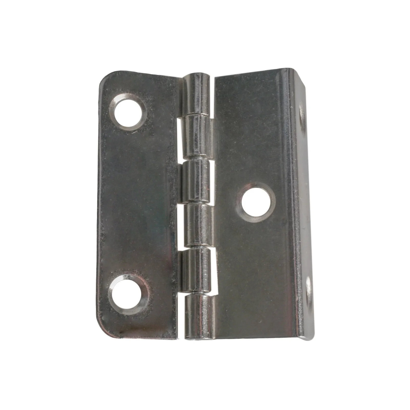 Triple fold 5-hole 41mm furniture hardware accessories silver plated nickel clip 12mm plate bending single bending