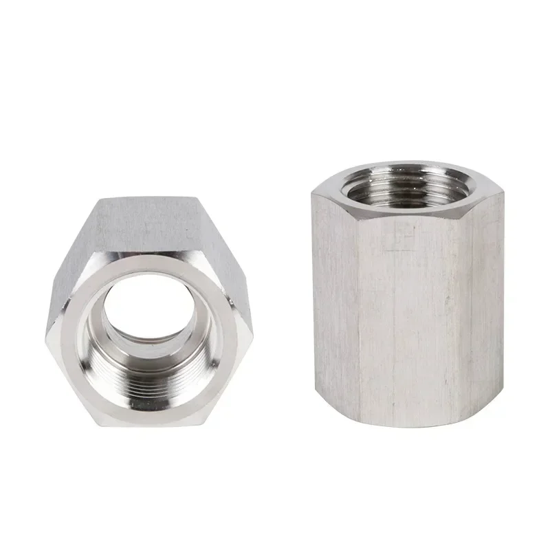 1/8" 1/4" 3/8" 1/2" BSP NPT Female to Female Hex Coupler Coupling 304 Stainless Steel Pipe Fitting Adatper High Pressure connect hose pipe fitting pipe fitting water pipe fitting