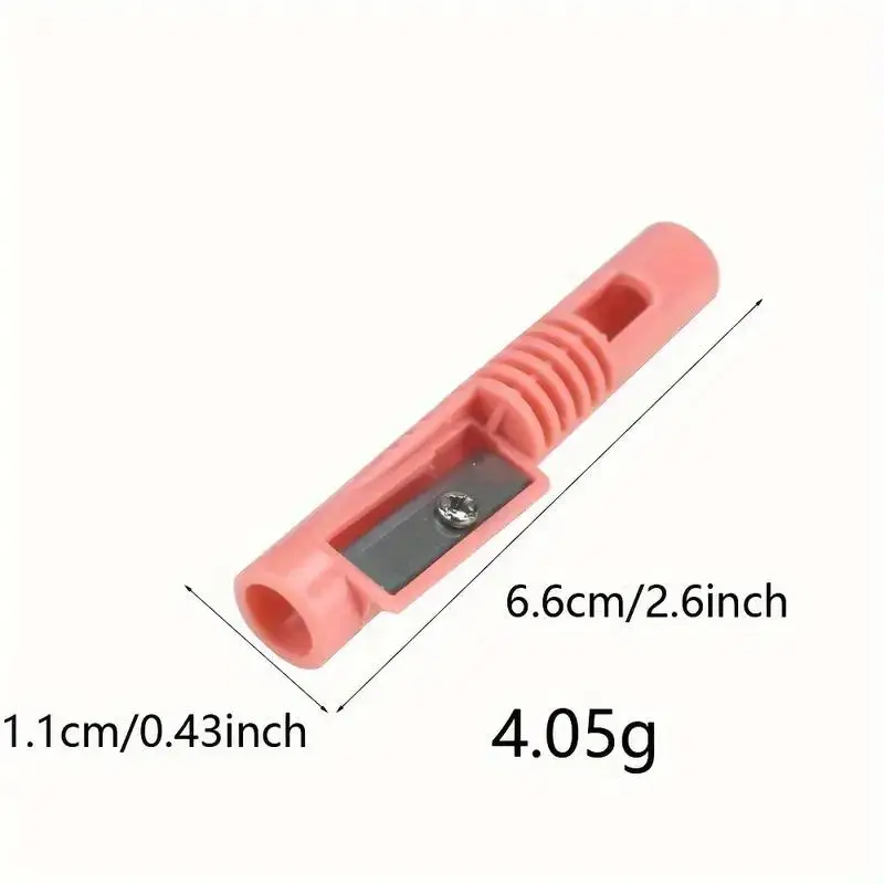 【xxx】1/3 pezzi Affilapenne manuale multifunzionale con funzione di protezione del colletto del tagliacarte, articoli di cancelleria portatili per materiale scolastico - immagine 6