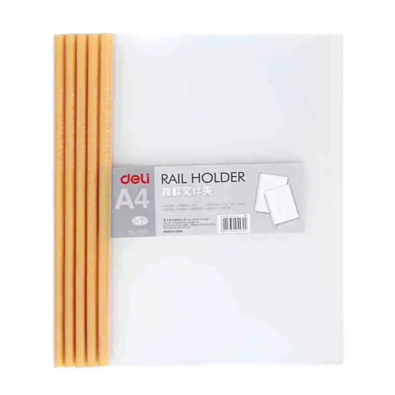 

Stationery A4 joystick folder 5530 clear folder plastic joystick CLIP 5pcs/pack file organizer Stationery Office Supplies sta