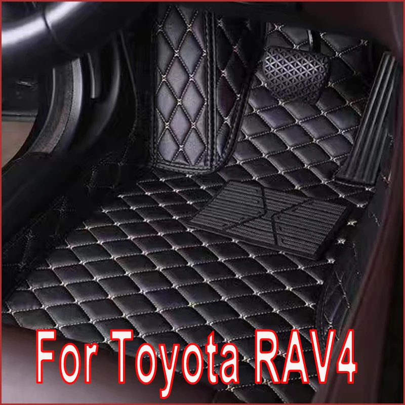 

Car Floor Mats For Toyota RAV4 Non-Hybrid 2013 2014 2015 2016 2017 2018 2019 Custom Auto Foot Pads Interior Accessories