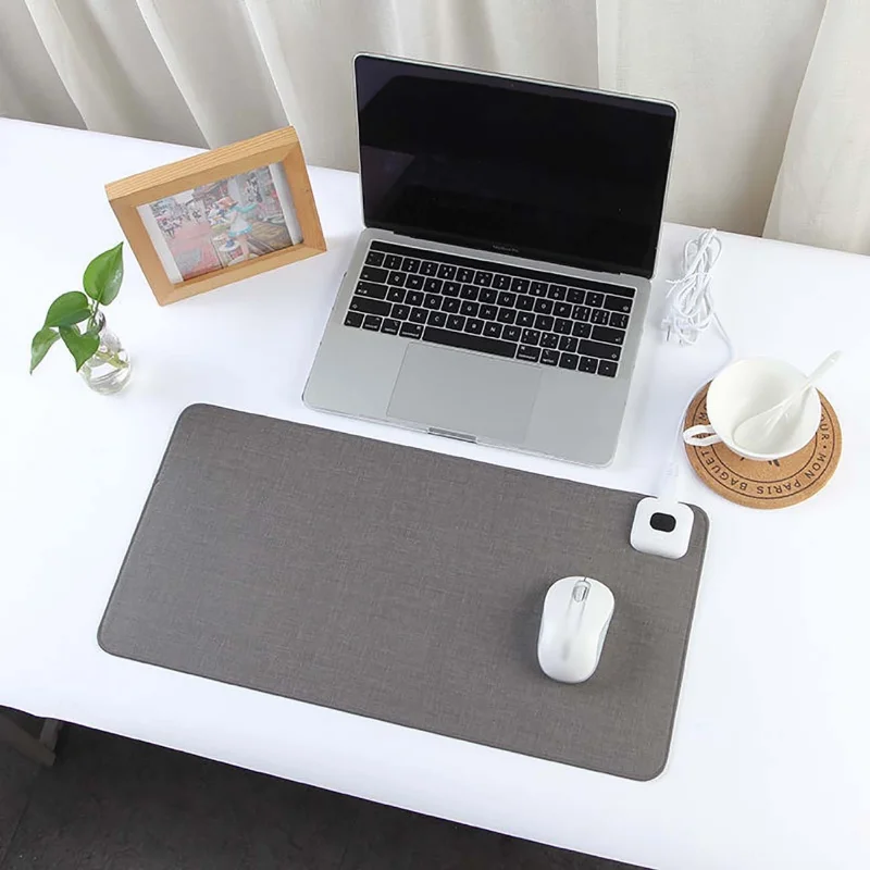 26x52cm Heated Desk Pad Large Size Office Computer Desk Protector Mat Mouse  Pad Student Desk Warming Pad European Standard - AliExpress