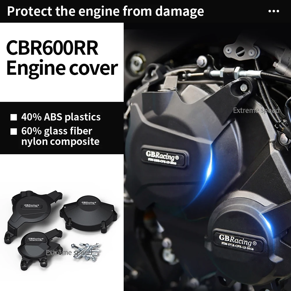 CBR600RR Motorcycles Engine Cover Protective Case For HONDA CBR600RR CBR 600RR 2007-