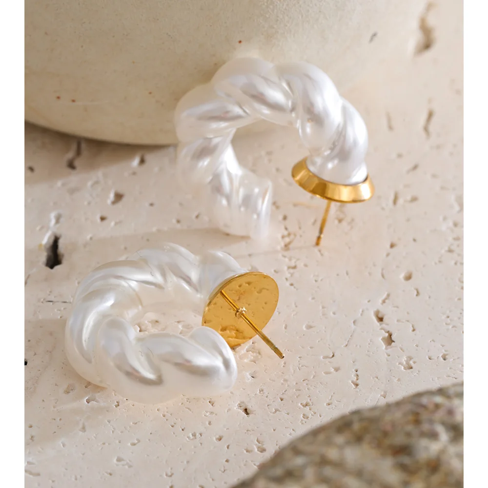 Yhpup Earrings for Women Stainless Steel