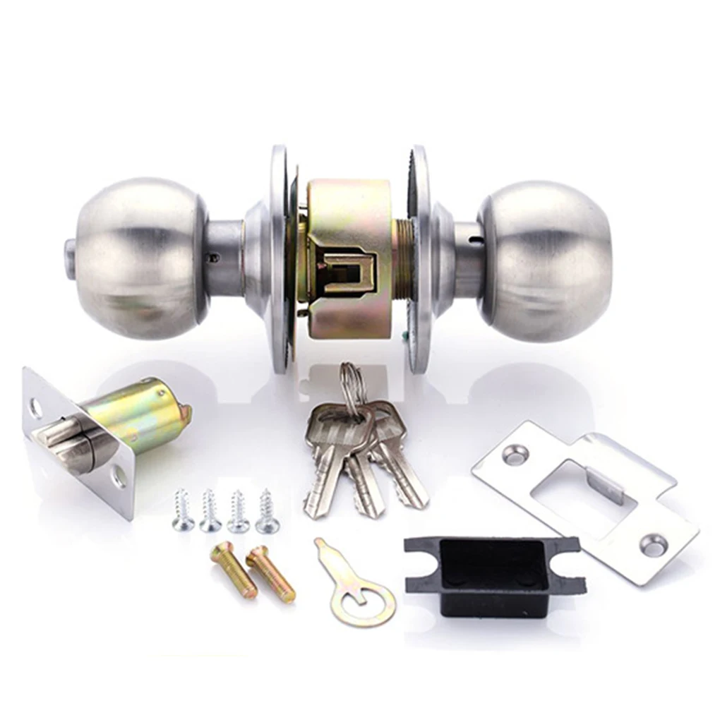 hardware com 3 chaves round shape locking gear preto sala de estar 03