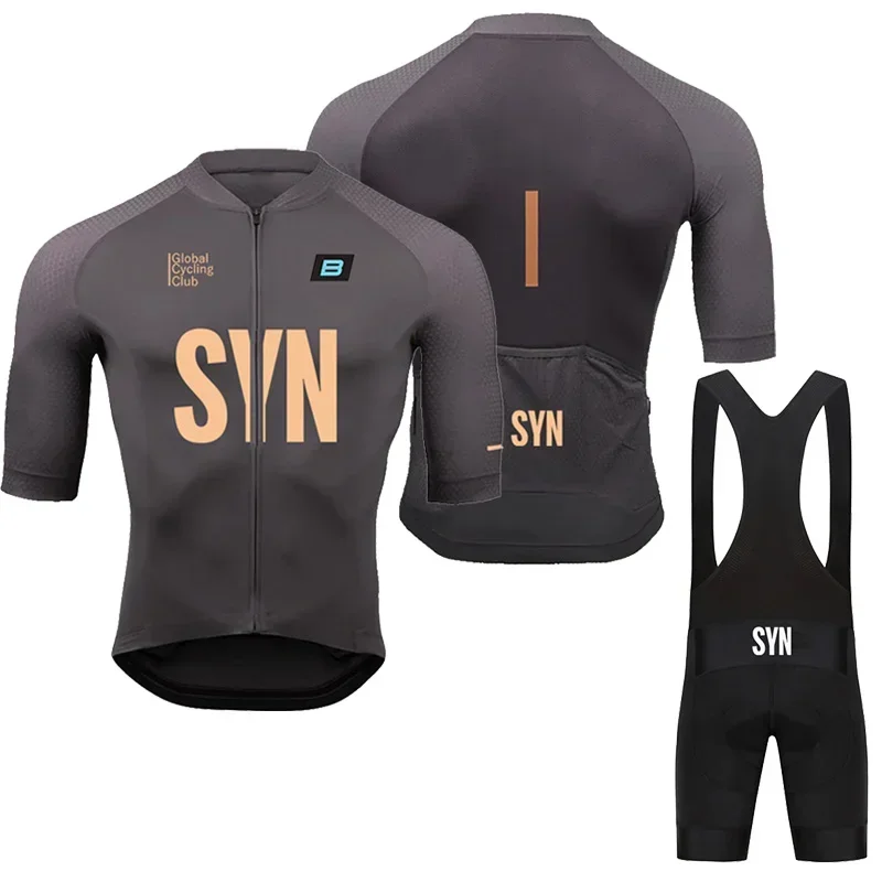 Men Summer SYN BIEHLER Cycling Jersey Set Breathable Racing Cycling Jersey Sport Mtb Bicycle Jersey Bike Cycling Clothing Suit 3