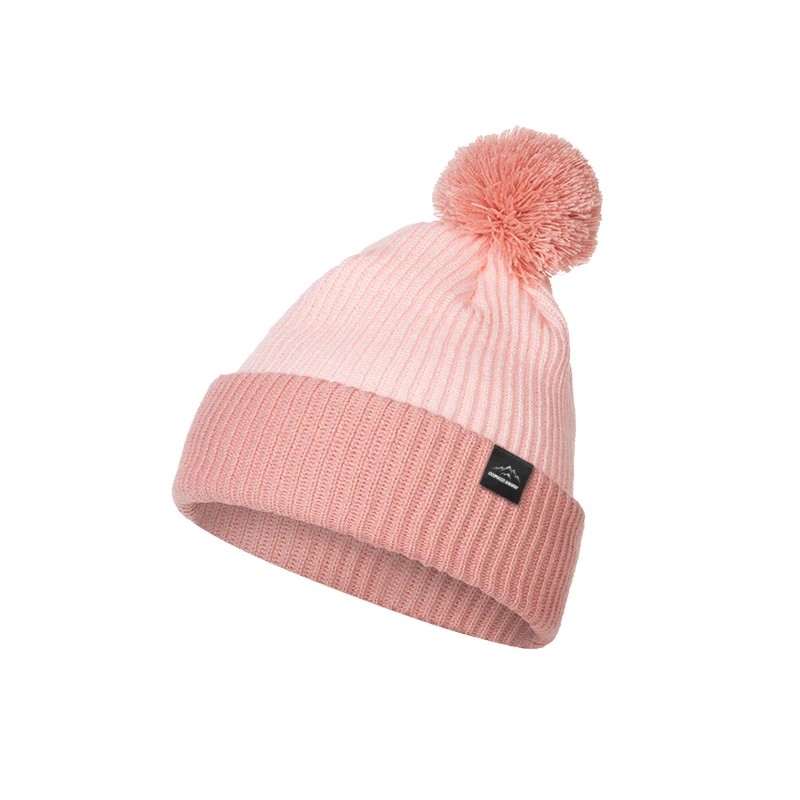 GORRO CARHARTT POM POM Red Winter White