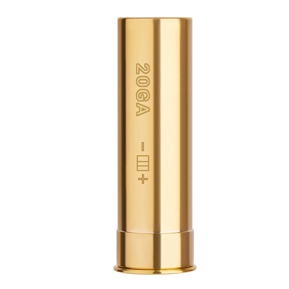 12GA 20GA Red Dot Laser Brass Boresight CAL Cartridge Barrel Bore Sighter for Hunting Gun Scope Adjustment Rifle Pistol Shotgun