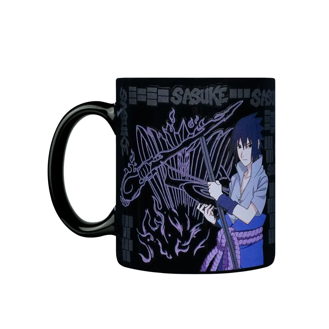 Personalized Naruto Hinata & Sasuke Color-Changing Ceramic Mug