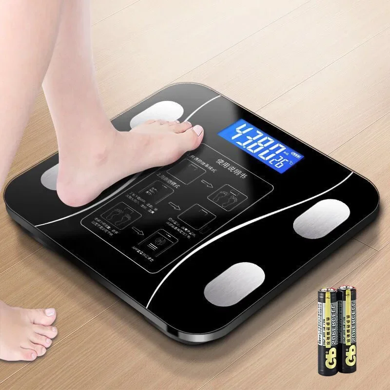 Smart Bluetooth Weight Scale Multi-functional Human Electronic Scale Home Professional Fat Measurement Height Weight