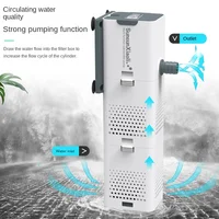 SUNSUN 3 in 1 สําหรับ Aquarium Fish Tank Filter Mini Fish Tank Filter Aquarium ออกซิเจน Submersible เครื่องกรองน้ํา 2
