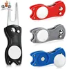 Foldable Golf Divot Repair Tool with Golf Ball Tool Pitch Groove Cleaner Golf Accessories Putting Green Fork Golf Training Aids 1