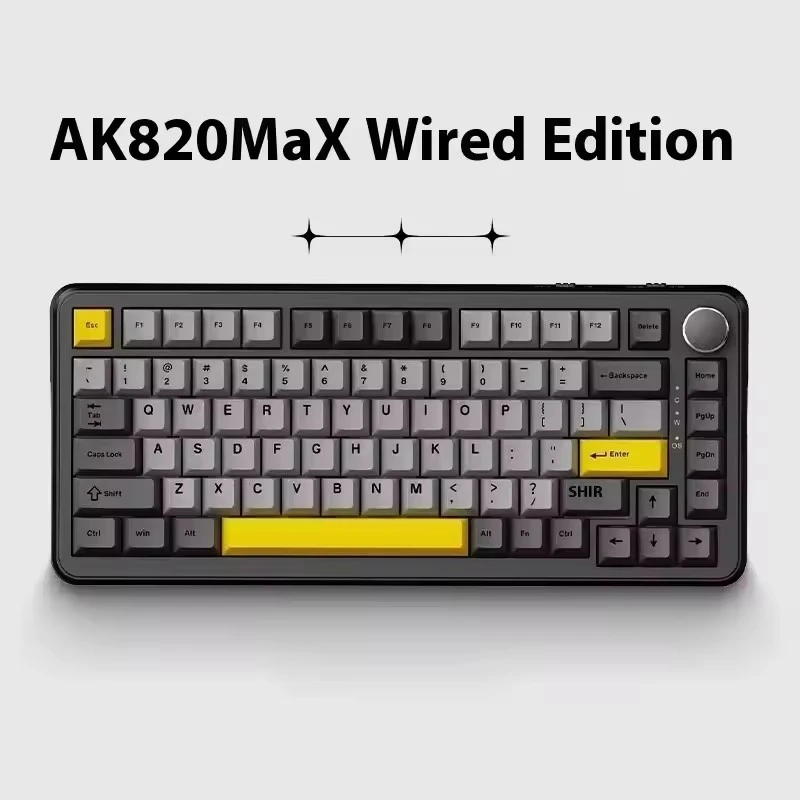 Ajazz AK820 Pro Magnetic Switch Gaming Keyboard Gasket-mounted