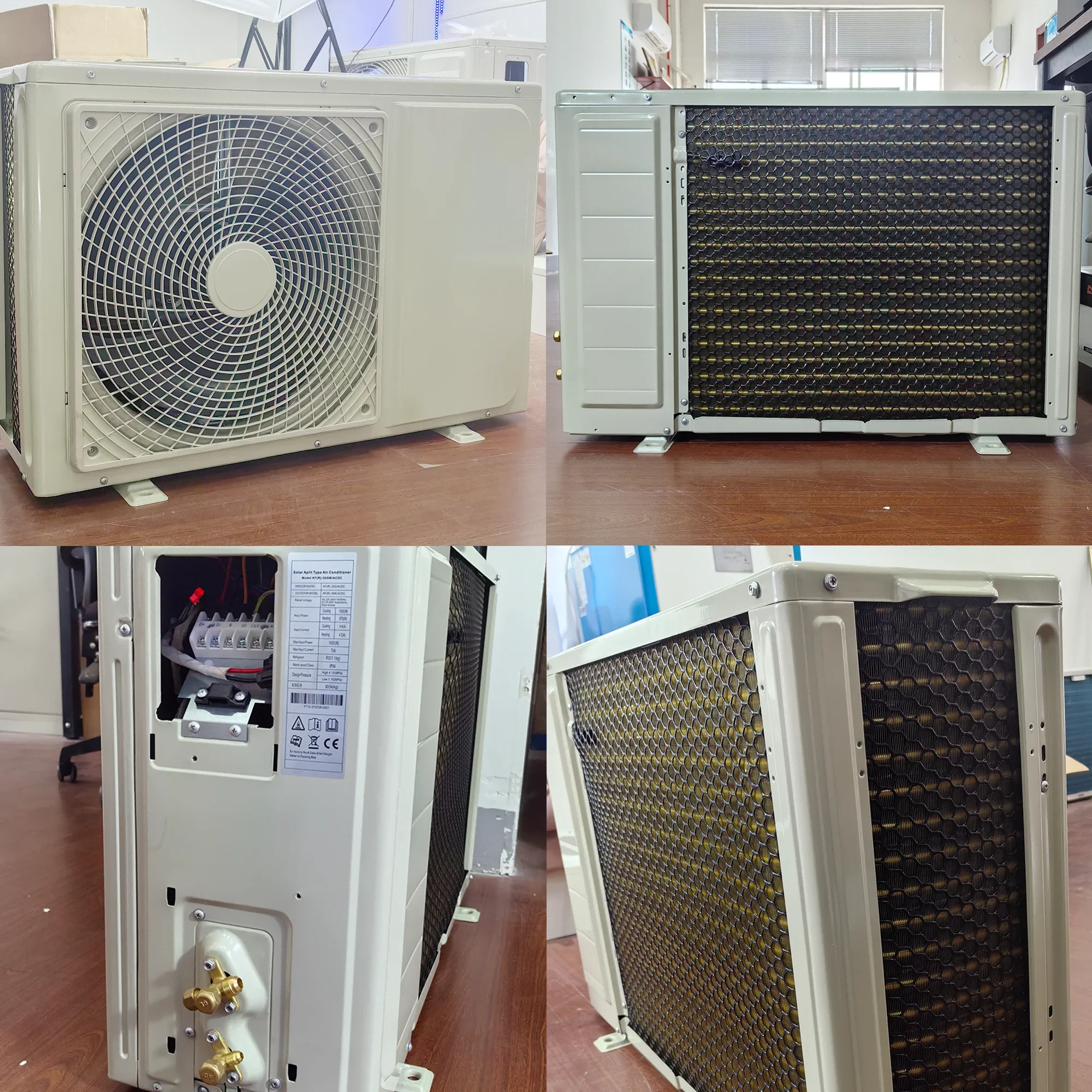 WIFI Wholesale Smart Solar AC 12000btu 1ton 1.5p Solar Spilt ACDC Hybrid Air Conditioner with Pansonic Compressor for Home 2