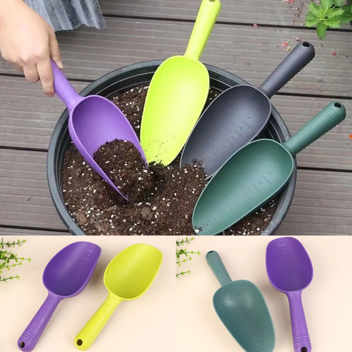 

Garden Flower Vegetables Planting Soil Loosening Shovel Gardening Tools Plastic Soil Shovels Succulent Plants Soil Shovels Tools