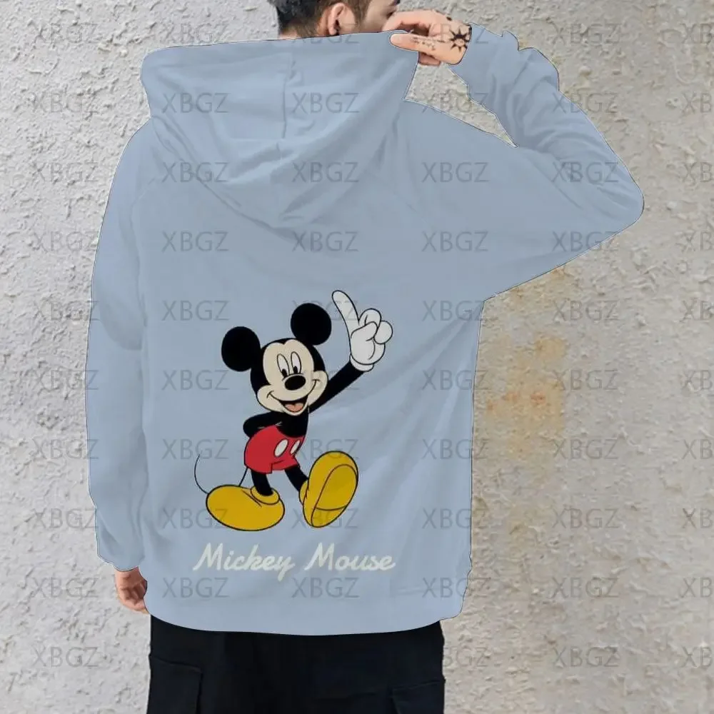 Couple Outfit Disney Hoodies Minnie Mouse Women's Casual Sweatshirt Couple Hoodie Men's Women Clothing Mickey Y2k Print Top