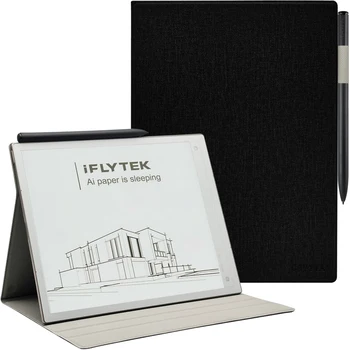 Magnetic Stand Folio Case for 10.65″ iFLYTEK AINOTE 2 – Ultra-Thin PU Leather Cover with Built-In Pen Holder, Auto Sleep/Wake & 360° Protection