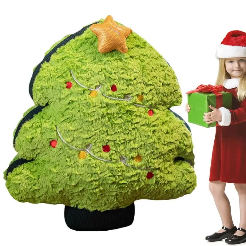 

Рождественская Набивная игрушка-животное, набивная Подушка, 18 дюймов, яркие 3D визуальные инструменты, мягкие плюшевые игрушки для создания рождественского настроения, идеально