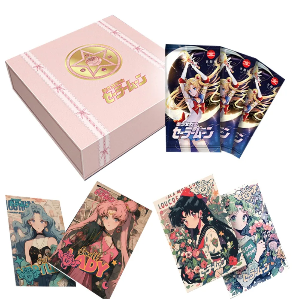 

Japanese Anime Sailor Moon Card Collectible Edition Cards Pretty Cute Girl Hot Selling Items Card Children Birthday Funny Gifts